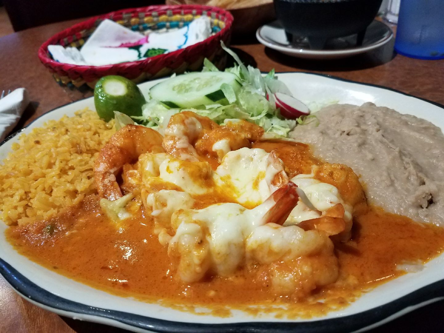 Camarones en Salsa Chipotle